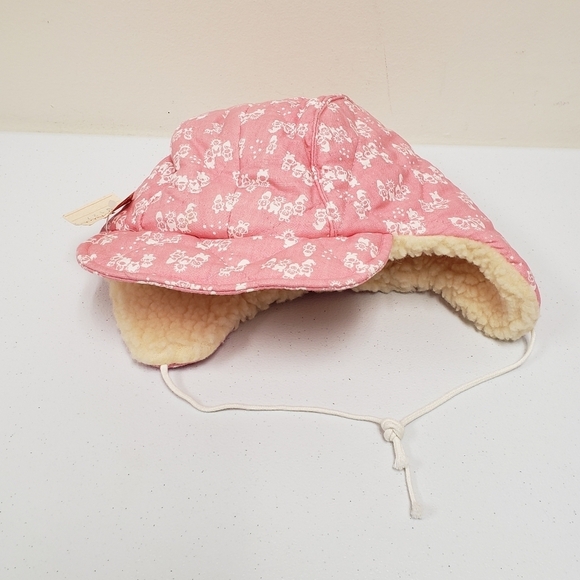 Sigikid Girls Toddler Pink Faux Fur Trapper Winter Hat Germany - Picture 4 of 10